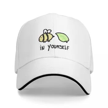 Бейсболка bee leaf in yourself, изготовленные на заказ шляпы, шляпа для папы, женские шляпы, дропшиппинг, 2023, мужские