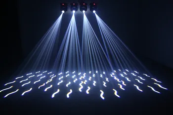 Движущаяся головка LED 100 Вт Луч DMX Света с 18 Призмами Звуковой эффект Прибывает на вечеринку DJ