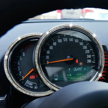 Для MINI Cooper S F54F55F56 F57 F60 Декоративное кольцо на приборной панели автомобиля Комбинированная наклейка для модификации счетчика аксессуары для украшения