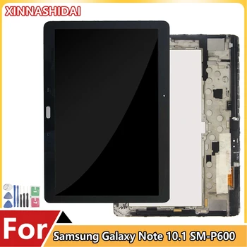 ЖК-дисплей Для Samsung Galaxy Note 10.1 P600 P601 P605 SM-P600 Замена Дигитайзера Сенсорного экрана SAMSUNG P600 P605 LCD