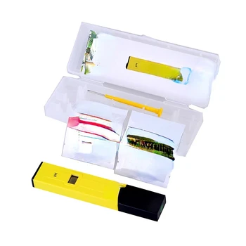 Карманный анализатор PH-метра с ручкой, Портативный ЖК-дисплей, Цифровой тестер PH 0,0-14,0 ph