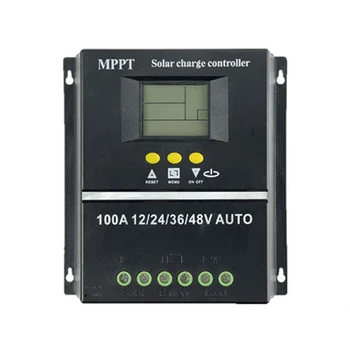 Контроллер заряда солнечной батареи MP-PT ЖК-дисплей 100A, системы выработки электроэнергии, Литиевая батарея, свинцово-кислотный элемент
