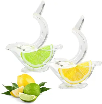 Кухонный инструмент для дома, мини-ручная соковыжималка для выжимания фруктов, Прозрачная портативная соковыжималка в форме птицы для апельсина, лимона, ручная соковыжималка