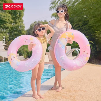 Надувная игрушка ROOXIN, кольцо для плавания, трубка для детей и взрослых, плавающий круг для плавания, Бассейн, Ванна, Пляжная вечеринка, Игрушки для водных видов спорта