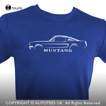 Новая Модная Летняя футболка Classic America Mustang Fastback Inspired Car T-Shirt Хлопковая Футболка Custom Aldult Teen Unisex