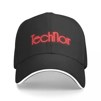 Новый логотип Technoir для ночного клуба 80-х из фильма Терминатор Бейсболка Wild Ball Шляпа Rave Детская шляпа Шляпа для женщин Мужская