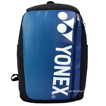 Оригинальный рюкзак для ракеток YONEX 2023 года выпуска, Спортивная сумка из искусственной кожи с отделением для обуви для бадминтона, тенниса, ракетки для сквоша