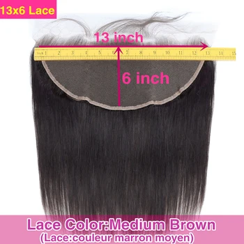 Седые волосы Бразильские Прямые Девственные Волосы 13x6 Кружевных Фронтальных Отбеленных Узлов, Предварительно выщипанных детскими волосами из 100% Человеческих Волос Swiss
