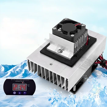 Холодильное Оборудование DIY 12V Полупроводниковый Термоэлектрический Охладитель Система Охлаждения Пельтье Электронный Холодильник